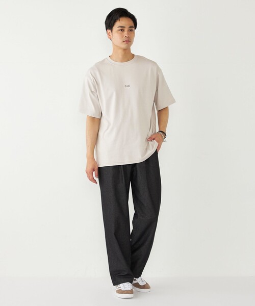 SHIPS Colors(シップス カラーズ)の「SHIPS Colors:バック メッシュ ロゴ Tシャツ(Tシャツ/カットソー・メンズ・ブラック/ライトグレー/ネイビー・MEDIUM/LARGE/X-LARGE)」の22枚目の写真