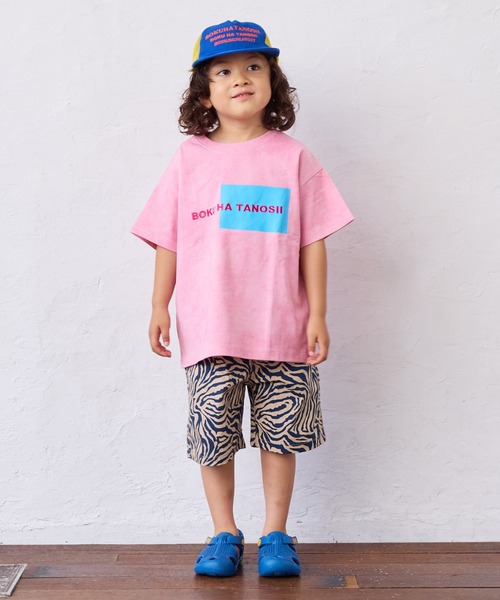 BOKU HA TANOSII(ボク ハ タノシイ)の「【BOKU HA TANOSII】別注ピグメントKids Tee(Tシャツ/カットソー・キッズ・ブラック/ホワイト/ピンク・100/130/120/110/90/150/140)」の17枚目の写真
