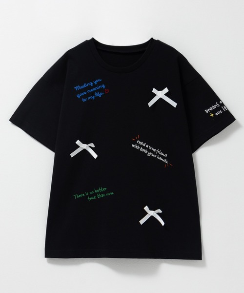 セール】Simplify 刺繍プリントBIGTシャツ（Tシャツ/カットソー）｜Mac