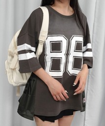 Lots of Love（ロッツオブラブ）の「メッシュ切り替えナンバーTシャツ（Tシャツ/カットソー）」