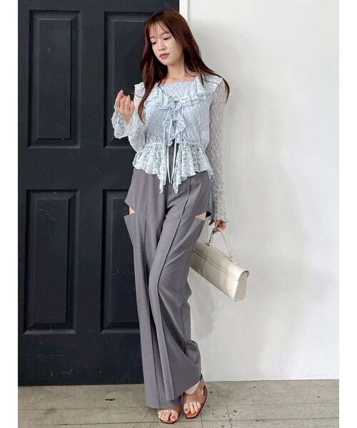 dazzlin(ダズリン)の「サイドオープンスラックス(その他パンツ・レディース・グレー/ブラウン・SMALL/MEDIUM)」の20枚目の写真