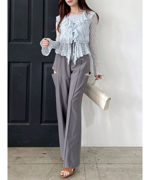 dazzlin(ダズリン)の「サイドオープンスラックス(その他パンツ・レディース・グレー/ブラウン・SMALL/MEDIUM)」の21枚目の写真