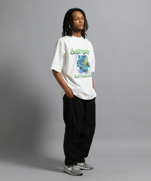 GEORGE'S（ジョージズ）の「アートグラフィックTシャツ（Tシャツ/カットソー・メンズ・杢グレー/ブラック/オフホワイト・MEDIUM/LARGE）」の8枚目の写真