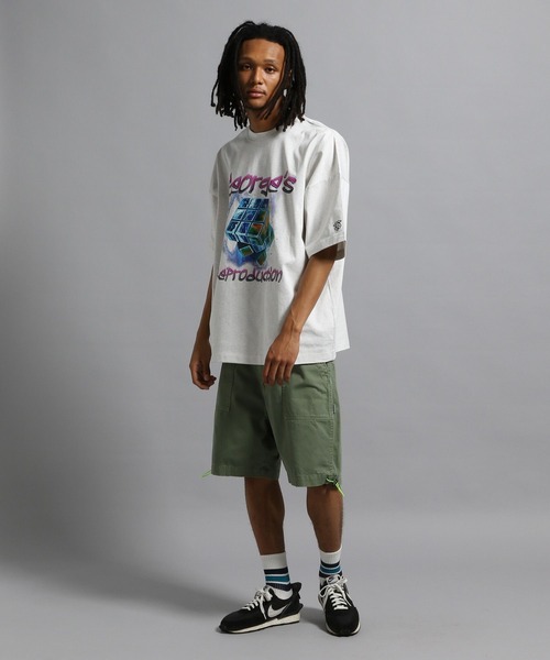 GEORGE'S（ジョージズ）の「アートグラフィックTシャツ（Tシャツ/カットソー・メンズ・杢グレー/ブラック/オフホワイト・MEDIUM/LARGE）」の15枚目の写真