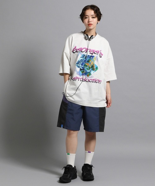 GEORGE'S（ジョージズ）の「アートグラフィックTシャツ（Tシャツ/カットソー・メンズ・杢グレー/ブラック/オフホワイト・MEDIUM/LARGE）」の12枚目の写真