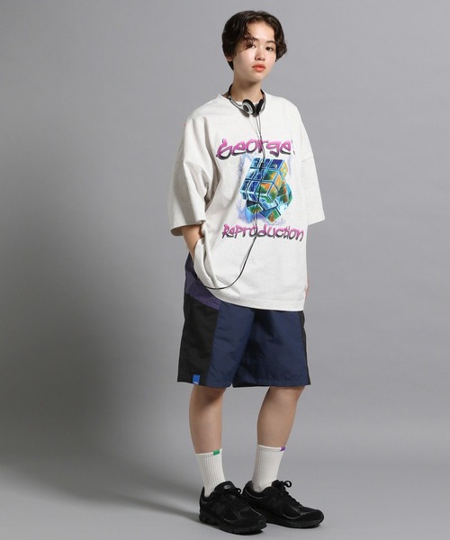 GEORGE'S（ジョージズ）の「アートグラフィックTシャツ（Tシャツ/カットソー・メンズ・杢グレー/ブラック/オフホワイト・MEDIUM/LARGE）」の11枚目の写真