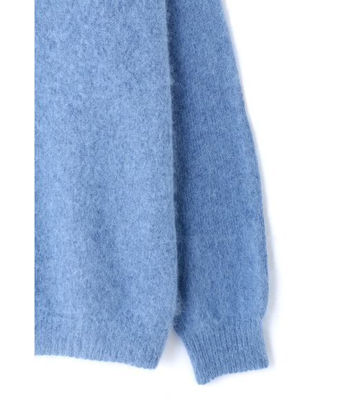 N.（N. Natural Beauty Basic）（エヌエヌナチュラルビューティーベーシック）の「【ViVi 2月号掲載】【mina 2月号掲載】アンゴラニットＶネックプルオーバー（ニット/セーター・レディース・ブルー/グレー/ベージュ/ホワイト/カーキ・MEDIUM）」の10枚目の写真