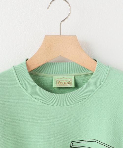 ARIES（アリーズ）の「【ARIES / アリーズ】PREMIUM TEMPLE SWEATSHIRT（スウェット・メンズ・ベージュ/グリーン系その他・MEDIUM/LARGE）」の16枚目の写真