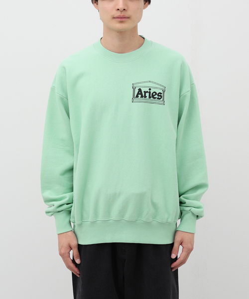 ARIES（アリーズ）の「【ARIES / アリーズ】PREMIUM TEMPLE SWEATSHIRT（スウェット・メンズ・ベージュ/グリーン系その他・MEDIUM/LARGE）」の5枚目の写真