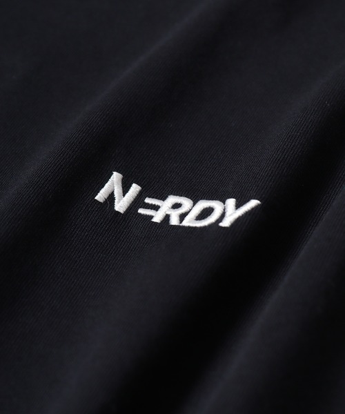 NERDY（ノルディ）の「ブレンクスモールロゴ Tシャツ（Tシャツ/カットソー・メンズ・ブラック/グリーン系1/ネイビー/グリーン/ホワイト/オレンジ/ブルー・M/S/L）」の13枚目の写真