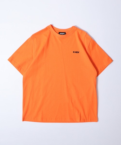 NERDY（ノルディ）の「ブレンクスモールロゴ Tシャツ（Tシャツ/カットソー・メンズ・ブラック/グリーン系1/ネイビー/グリーン/ホワイト/オレンジ/ブルー・M/S/L）」の22枚目の写真