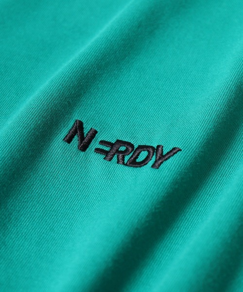NERDY（ノルディ）の「ブレンクスモールロゴ Tシャツ（Tシャツ/カットソー・メンズ・ブラック/グリーン系1/ネイビー/グリーン/ホワイト/オレンジ/ブルー・M/S/L）」の15枚目の写真