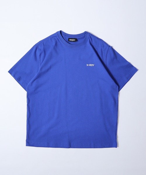 NERDY（ノルディ）の「ブレンクスモールロゴ Tシャツ（Tシャツ/カットソー・メンズ・ブラック/グリーン系1/ネイビー/グリーン/ホワイト/オレンジ/ブルー・M/S/L）」の20枚目の写真