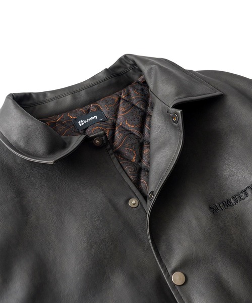 Subciety（サブサエティ）の「Faux leather varsity jkt（その他アウター・メンズ・ブラウン/ブラック・X-LARGE/LARGE/MEDIUM/SMALL）」の16枚目の写真