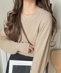 I⭐︎ jun mikami ベージュ ニットセーター 長袖 ニット/セーター（ベージュ系）ファッション通販 - ZOZOTOWN