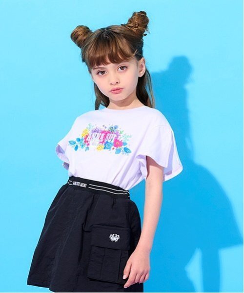 【アナスイミニ】140 ❤︎新品未使用❤︎ Tシャツ＆ジャンスカ 紫 定価1.8万 アナスイミニ】140 ❤︎新品未使用❤︎ Tシャツ＆ジャンスカ 紫 定価