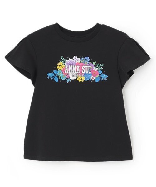 セール】フラワー転写プリントTシャツ（Tシャツ/カットソー