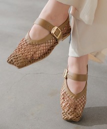 HUG.U（ハグユー）の「柔らかメッシュパンプス（パンプス）」