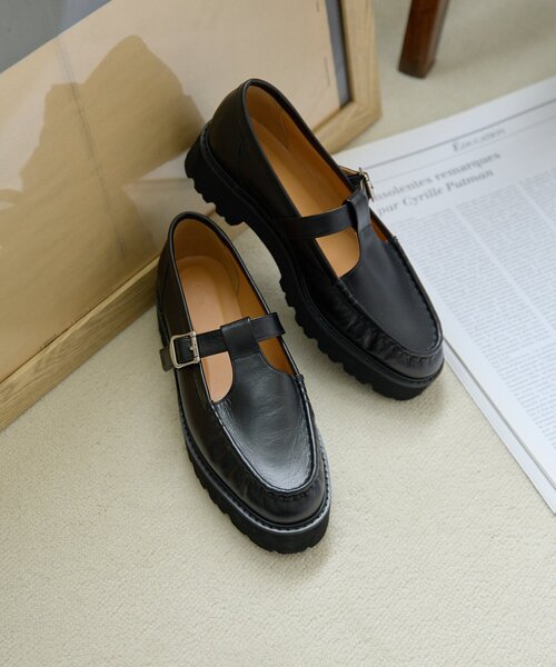 Hoaw.】Tストラップローファー（ローファー）｜Whim Gazette（ウィム