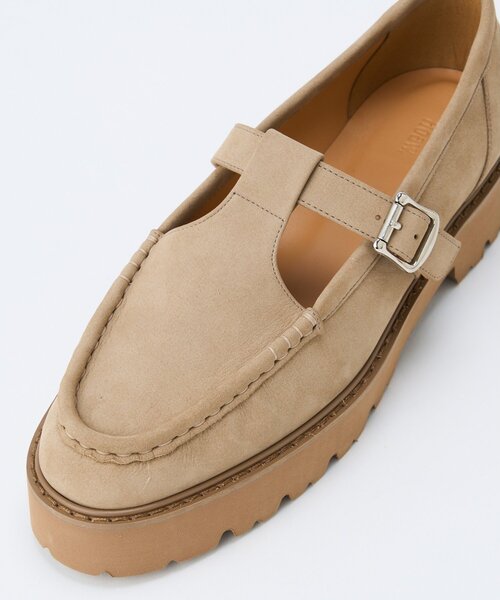 Whim Gazette 【Hoaw.】Tストラップローファー Whim Gazette｜【Hoaw.】Tストラップローファー | Rakuten