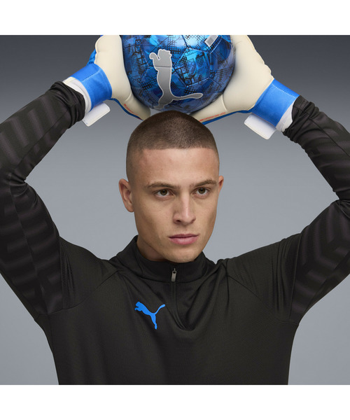 PUMA（プーマ）の「PUMA プーマ メンズ サッカー INDIVIDUALCUP クォータジップ トップ（ジャージ・メンズ・ブラック×ブルー/ブルー系その他2・XX-LARGE/X-LARGE/LARGE/SMALL/MEDIUM）」の8枚目の写真