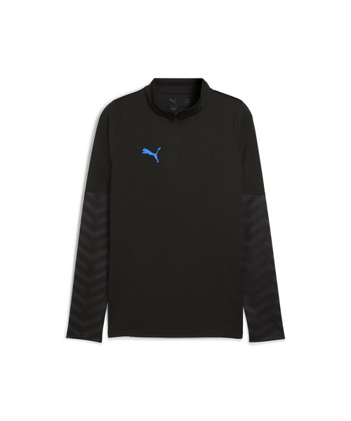 PUMA（プーマ）の「PUMA プーマ メンズ サッカー INDIVIDUALCUP クォータジップ トップ（ジャージ・メンズ・ブラック×ブルー/ブルー系その他2・XX-LARGE/X-LARGE/LARGE/SMALL/MEDIUM）」の12枚目の写真