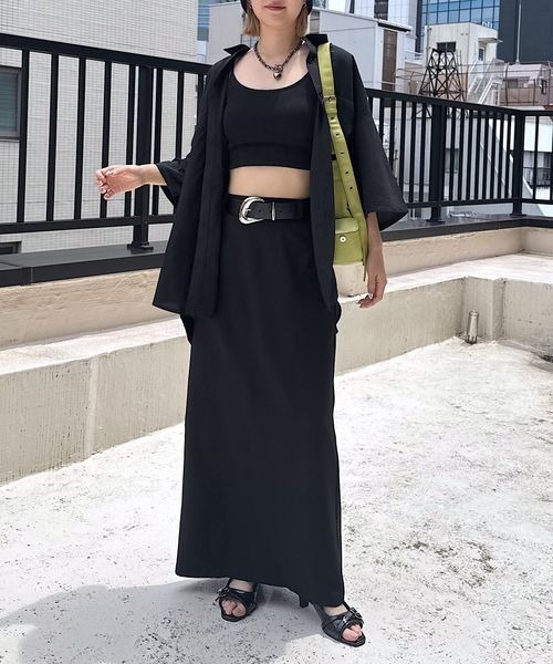 PAGEBOY（ページボーイ）の「スムースタッチルーズシャツ(半袖)（シャツ/ブラウス・レディース・ブラック/グレイッシュベージュ/レッド系その他4/オフホワイト・FREE）」の21枚目の写真