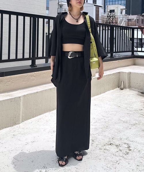 PAGEBOY（ページボーイ）の「スムースタッチルーズシャツ(半袖)（シャツ/ブラウス・レディース・ブラック/グレイッシュベージュ/レッド系その他4/オフホワイト・FREE）」の22枚目の写真