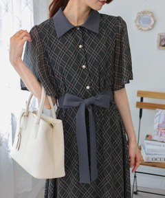 トゥデイフル ストラップジャガードドレス Strap Jacquard Dress（ワンピース）｜TODAYFUL（トゥデイフル