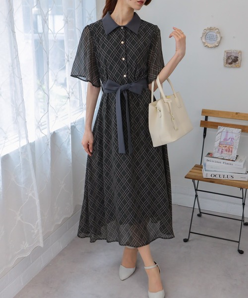 ★Hobbs London Hazel ルーシュウエストペンシル 上質ワンピ★ RODEO CROWNS WIDE BOWL | 2WAY モールロゴニットワンピース