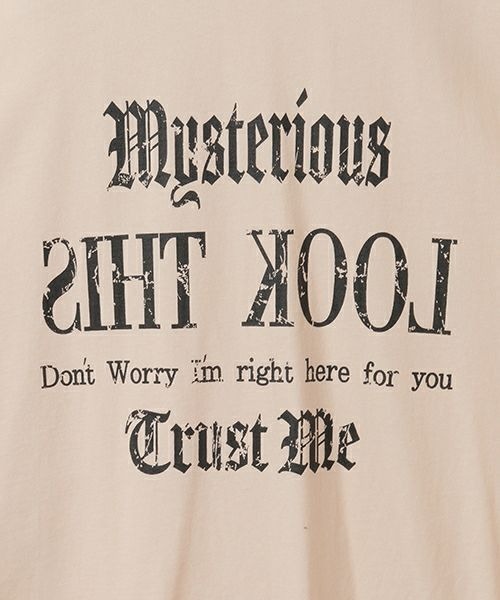 Candy Stripper（キャンディストリッパー）の「LOOK THIS PIGMENT トップス（Tシャツ/カットソー・レディース・チャコール/ナチュラル・FREE）」の18枚目の写真