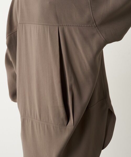 BEARDSLEY（ビアズリー）の「《FRIPIER》袖リブビッグシャツ（シャツ/ブラウス・レディース・ブラウン/アイボリー・FREE）」の22枚目の写真