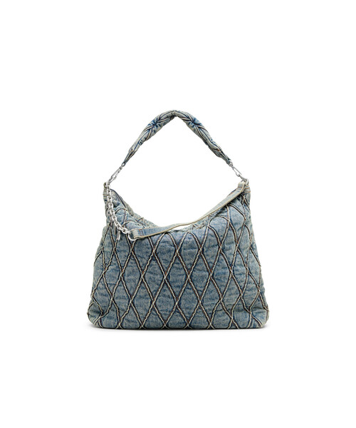 DIESEL（ディーゼル）の「ウィメンズ ホーボーバッグ CHARM-D CHARM-D HOBO（ショルダーバッグ・レディース・ブルー・UNI）」の3枚目の写真
