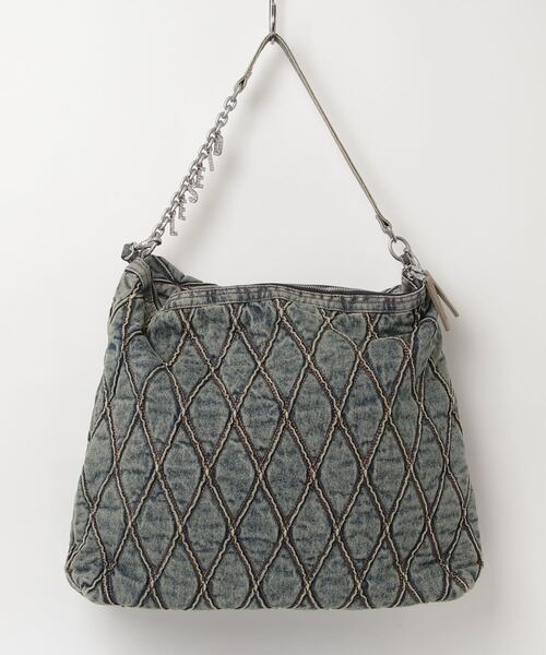 国内直営【DIESEL】charm-d hobo ホーボーバッグ 送料込 CHARM-D HOBO ホーボーバッグ｜ブラック｜ウィメンズ｜DIESEL
