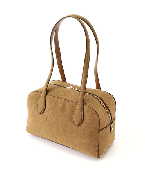 NATURAL BEAUTY BASIC（ナチュラルビューティーベーシック）の「◇チャームデコラボストンバッグ（ボストンバッグ・レディース・キャメル/ダークブラウン・ﾌﾘ-）」の4枚目の写真