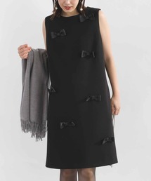 PICCIN | リボン付きジャンパースカート(ジャンパースカート)