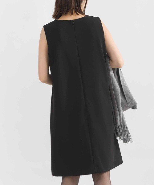 PICCIN（ピッチン）の「リボン付きジャンパースカート（ジャンパースカート・レディース・ブラック・M）」の4枚目の写真