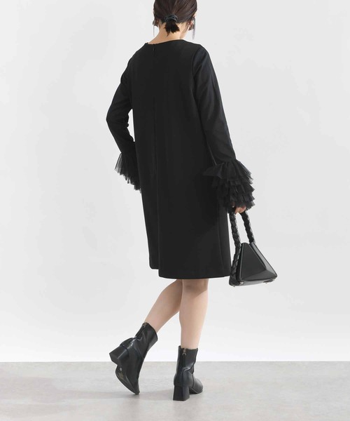 PICCIN（ピッチン）の「リボン付きジャンパースカート（ジャンパースカート・レディース・ブラック・M）」の10枚目の写真