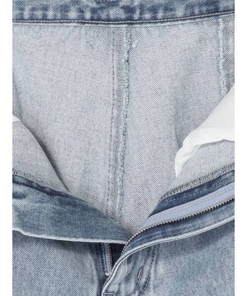 CALNAMUR（カルナムール）の「BACK RIBBON DENIM PT/バックリボンデニムパンツ（デニムパンツ・レディース・ライトブルー・SMALL/MEDIUM）」の9枚目の写真