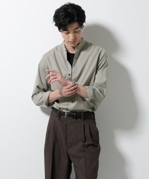 NANO universe | スタンダードバンドカラーシャツ/長袖(シャツ/ブラウス)