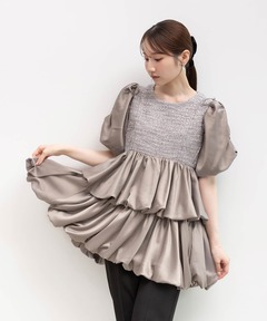 トップス Bloom Two-Way Top herlipto powder bjlue Bloom Two-Way Top