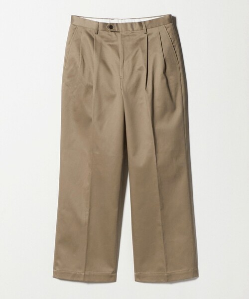 セール】＜District＞2プリーツ ワイド チノパンツ（チノパンツ