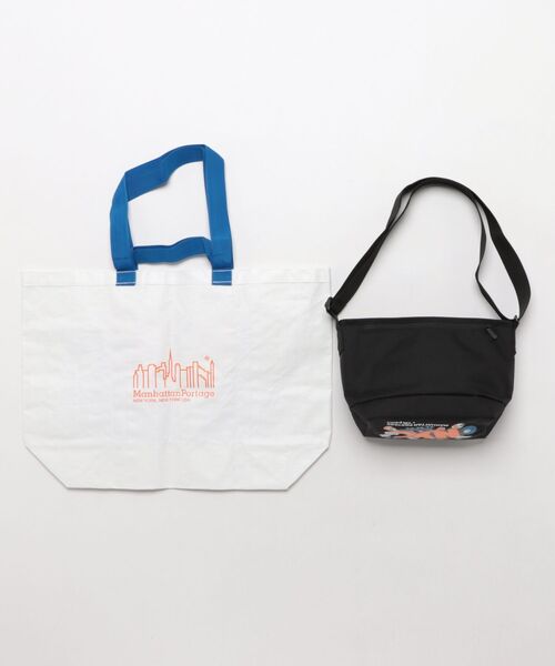 Manhattan Portage(マンハッタンポーテージ)の「NYLON MESSENGER BAG JR (SM) BP W/DIV LVL TMP(メッセンジャーバッグ・メンズ・ブラック・SMALL)」の3枚目の写真