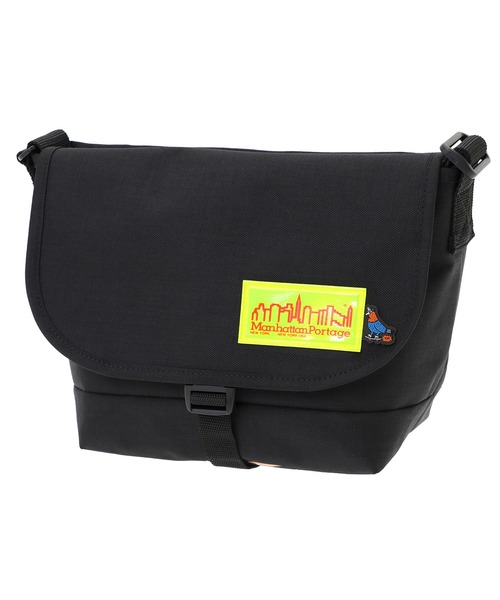 Manhattan Portage(マンハッタンポーテージ)の「NYLON MESSENGER BAG JR (SM) BP W/DIV LVL TMP(メッセンジャーバッグ・メンズ・ブラック・SMALL)」の15枚目の写真