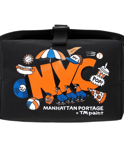 Manhattan Portage(マンハッタンポーテージ)の「NYLON MESSENGER BAG JR (SM) BP W/DIV LVL TMP(メッセンジャーバッグ・メンズ・ブラック・SMALL)」の6枚目の写真