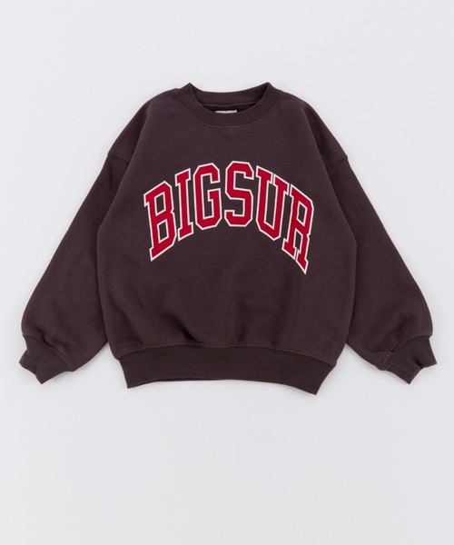 Ocean&Ground（オーシャン&グラウンド）の「ｶﾚｯｼﾞﾛｺﾞｽｳｪｯﾄ（スウェット・キッズ・チャコール/ブルー系その他/ライトグレー/イエロー・110/100/90/80/140/130/120）」の3枚目の写真