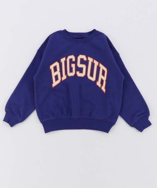 Ocean&Ground（オーシャン&グラウンド）の「ｶﾚｯｼﾞﾛｺﾞｽｳｪｯﾄ（スウェット・キッズ・チャコール/ブルー系その他/ライトグレー/イエロー・110/100/90/80/140/130/120）」の13枚目の写真