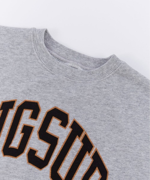 Ocean&Ground（オーシャン&グラウンド）の「ｶﾚｯｼﾞﾛｺﾞｽｳｪｯﾄ（スウェット・キッズ・チャコール/ブルー系その他/ライトグレー/イエロー・110/100/90/80/140/130/120）」の16枚目の写真