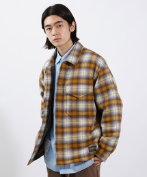Pendleton チェック柄 ジャケット M ペンドルトン チェック柄 ジャケット ウール(レッド) | GOODY