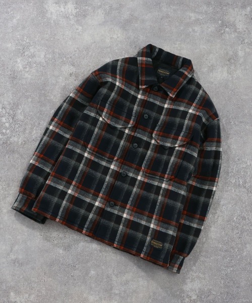 PENDLETON CPOジャケット ペンドルトン M オンブレ キルティング PENDLETON ブルゾン アウター 「PENDLETON(ペンドルトン)」中綿